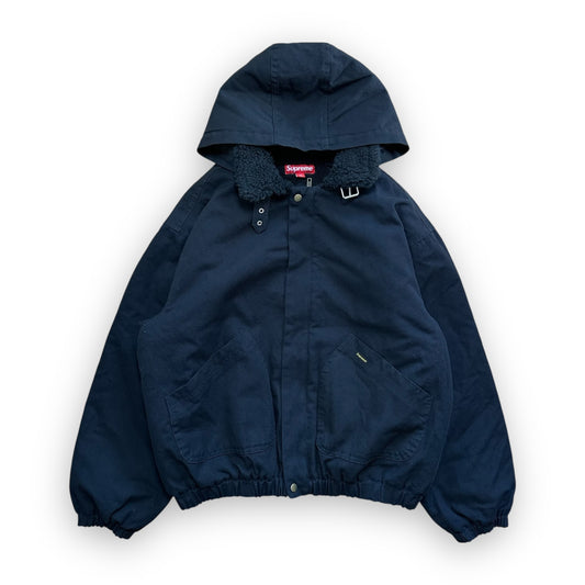 Jacket Supreme Faux Shearling Lined Bomber Black FW24 (M)
