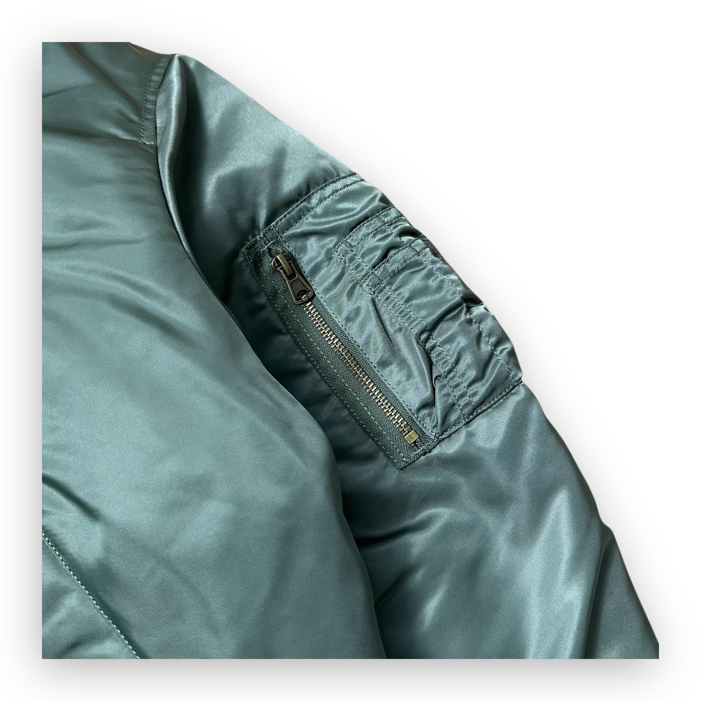 Jacket Supreme Reversible Bomber Faux Fur MA-1 Olive FW22 (M)