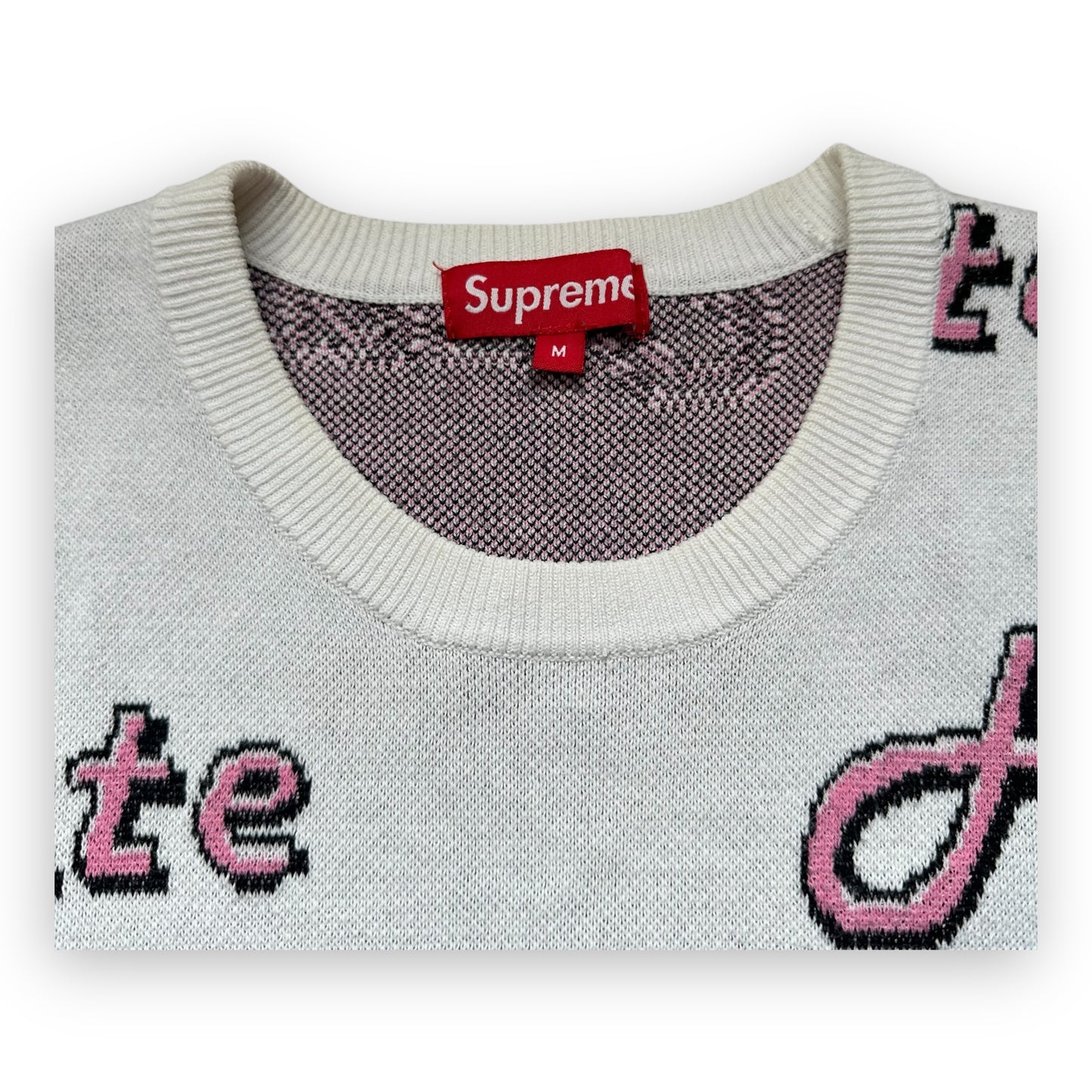 Sweater Supreme Hate White FW13 (M)