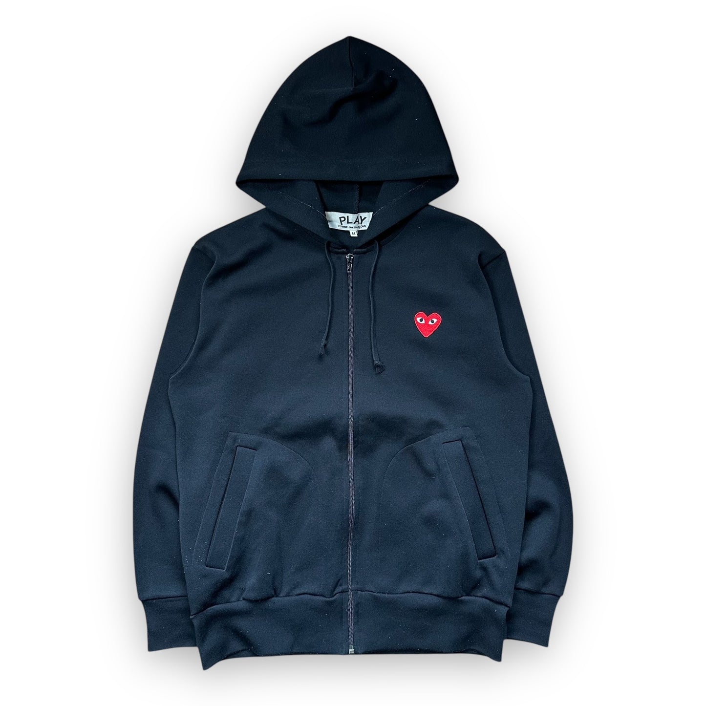 Sweatshirt Hoodie Zip CDG Play Black (S)