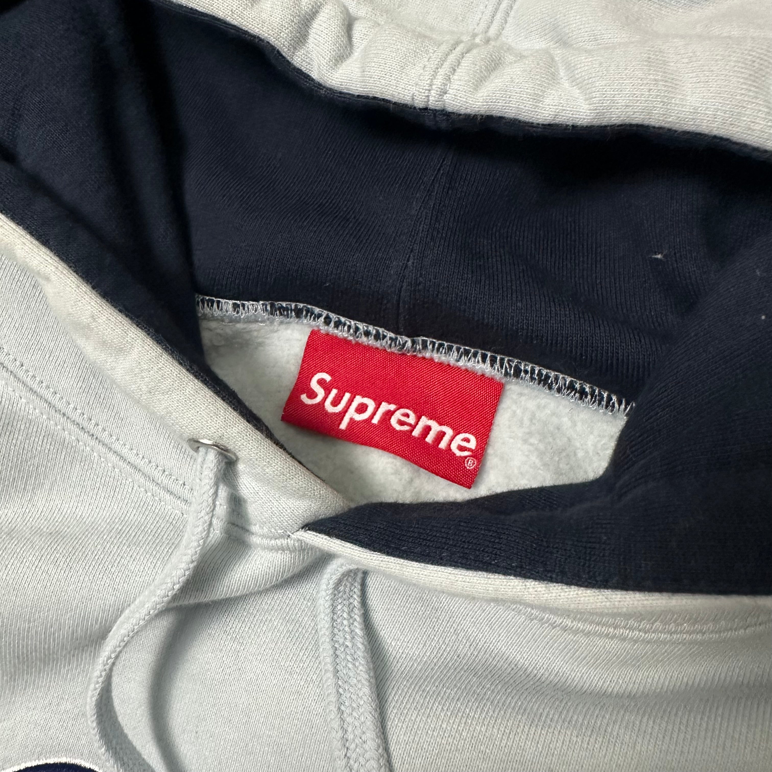 Sweatshirt Hoodie Supreme Contrast Embroidered Ice SS19