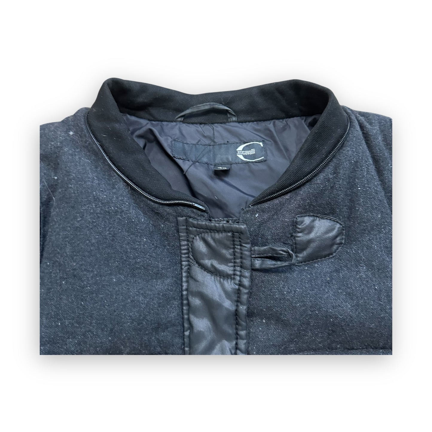 Puffer Jacket Roberto Cavalli Black vintage (M)