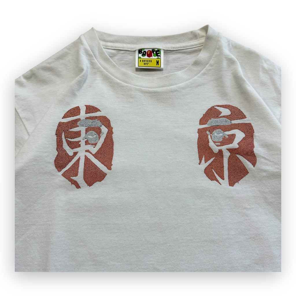Tee Bape Karajuko Tokyo White