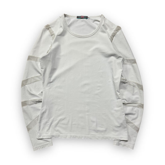 Tee Longsleeve MFG Marithe Francois Girbaud Striped White (S)