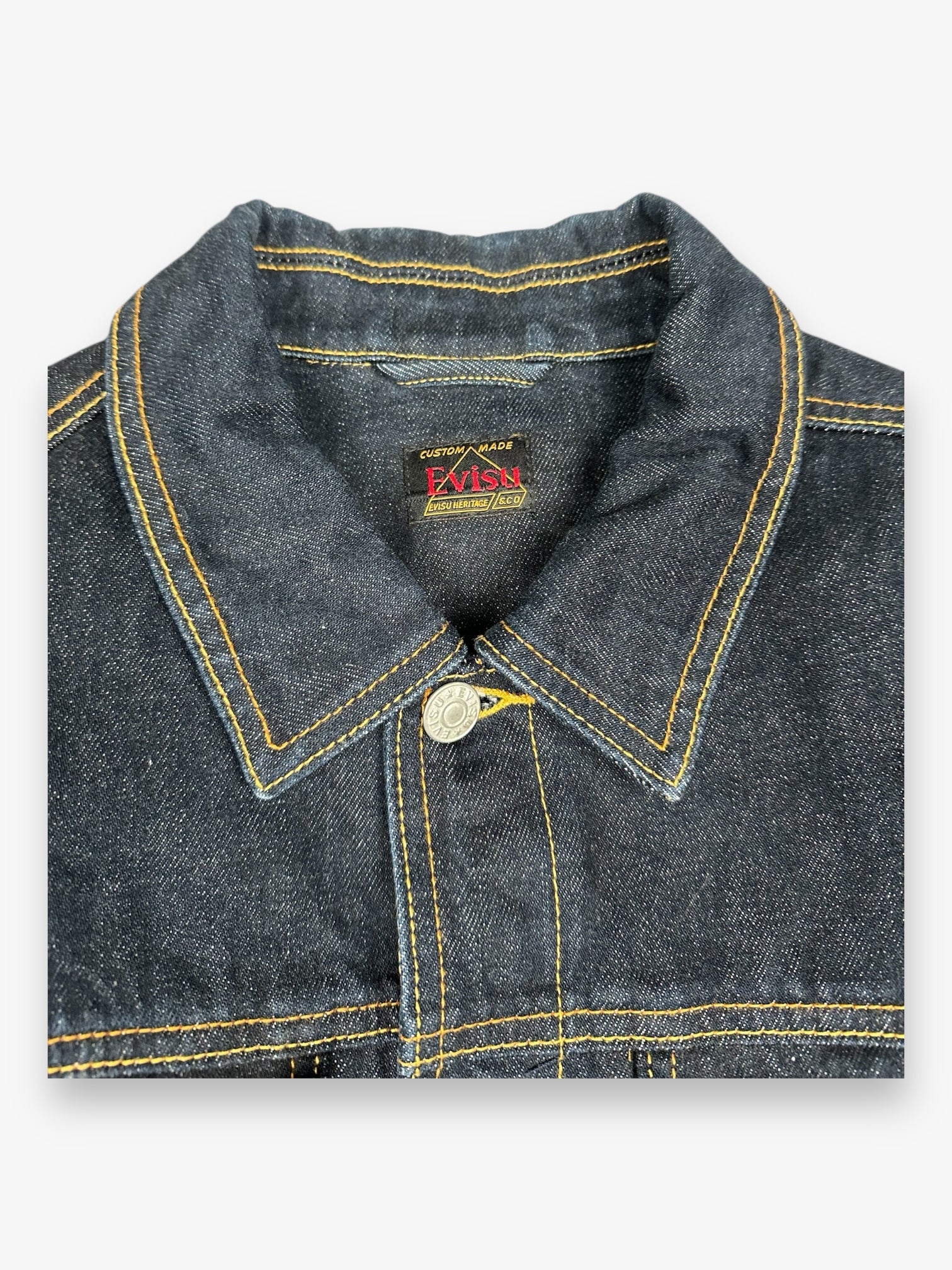 Evisu Denim Jacket Heritage Dragon Fuji