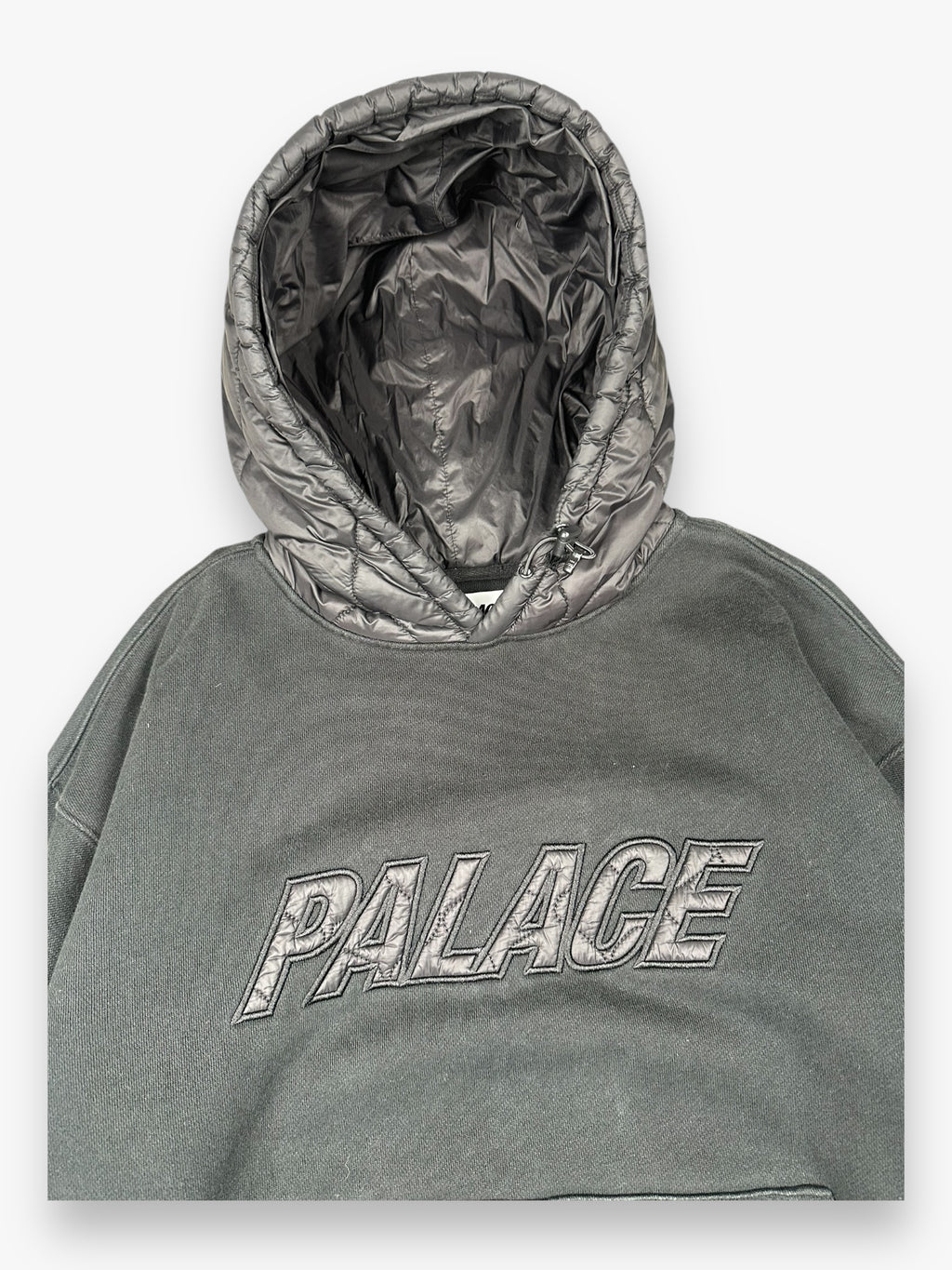Sweatshirt Hoodie Palace Baffled Black