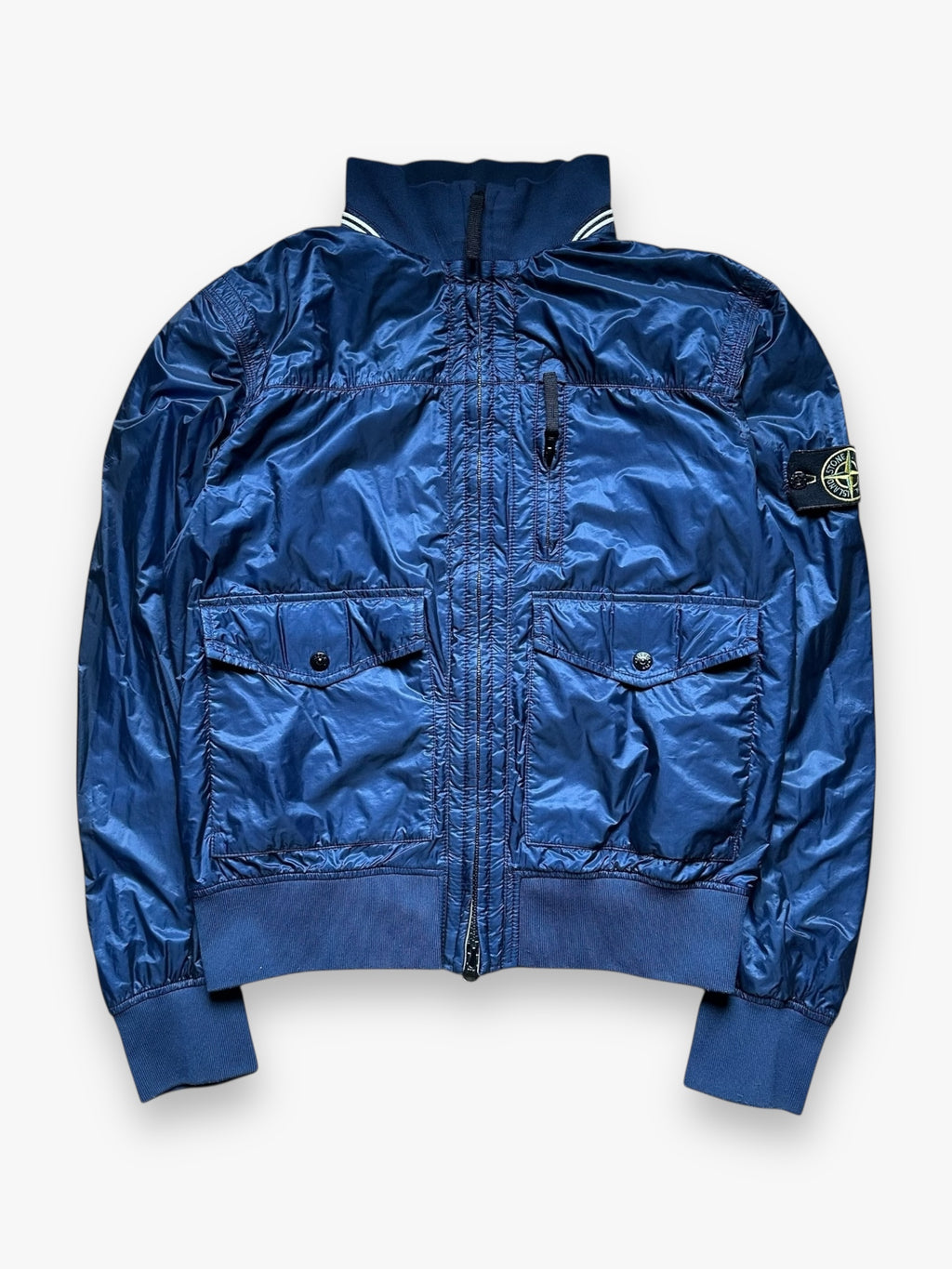 Jacket Stone Island Micro Rip Stop 7 Dentyvek Shield Navy SS12