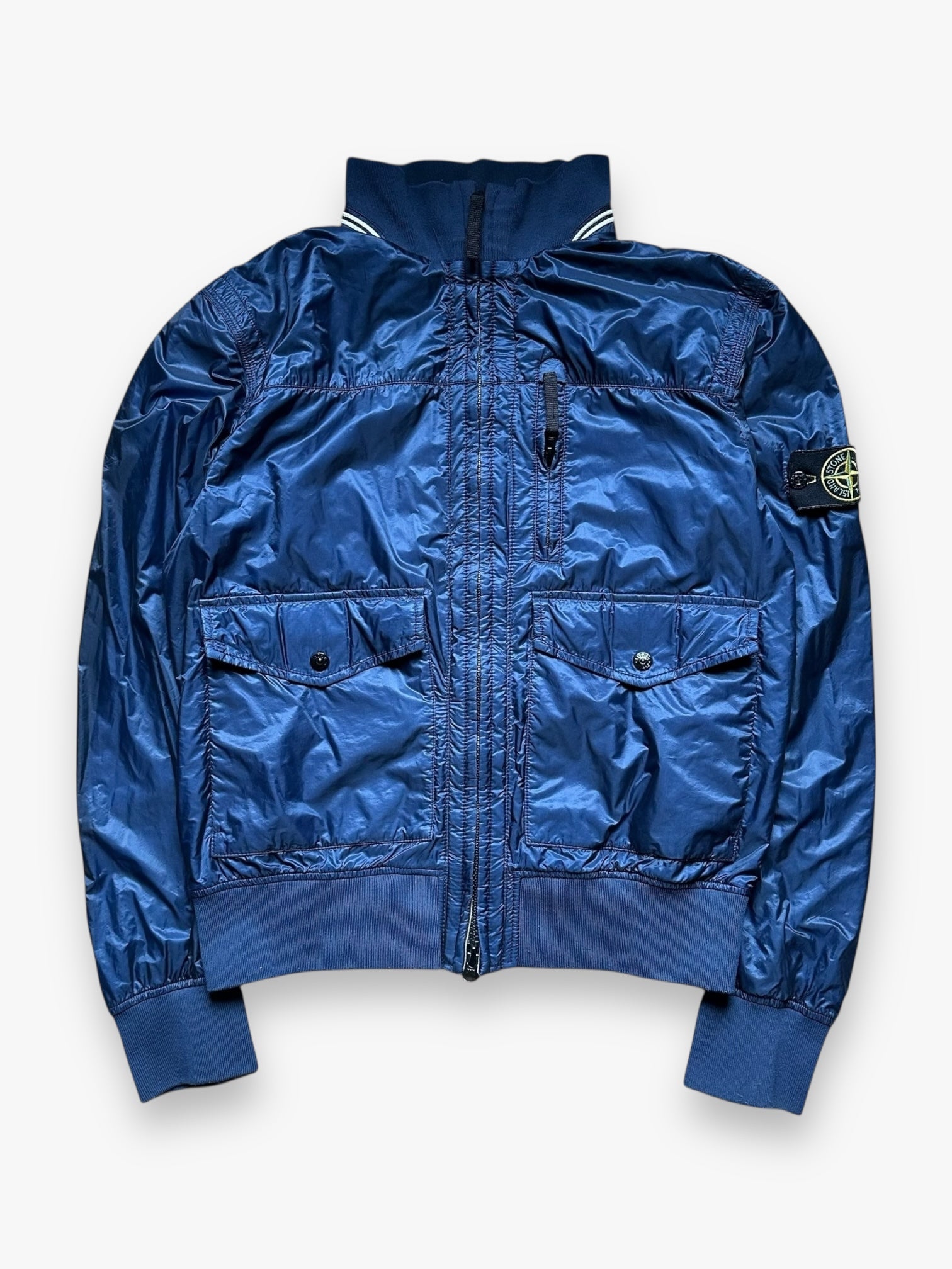Jacket Stone Island Micro Rip Stop 7 Dentyvek Shield Navy SS12