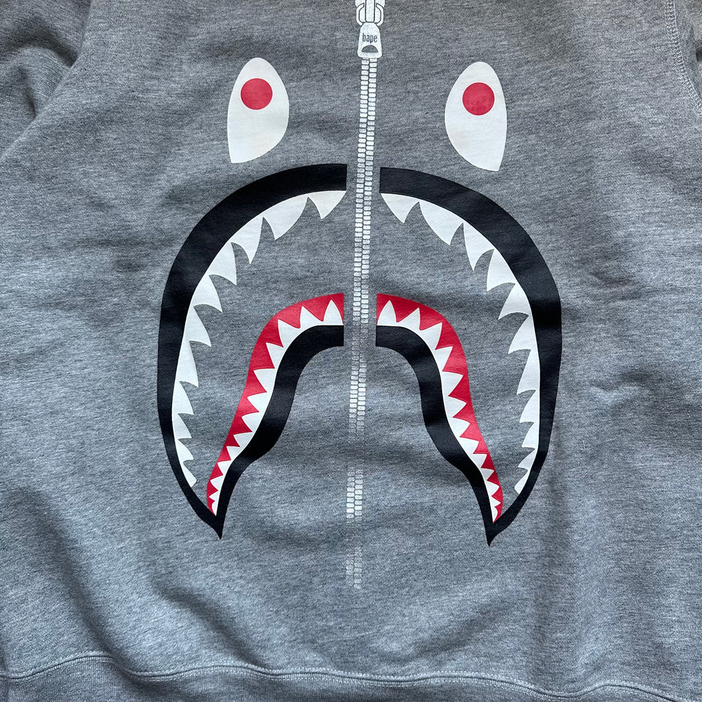 BAPE Shark Gray Crewneck Sweatshirt