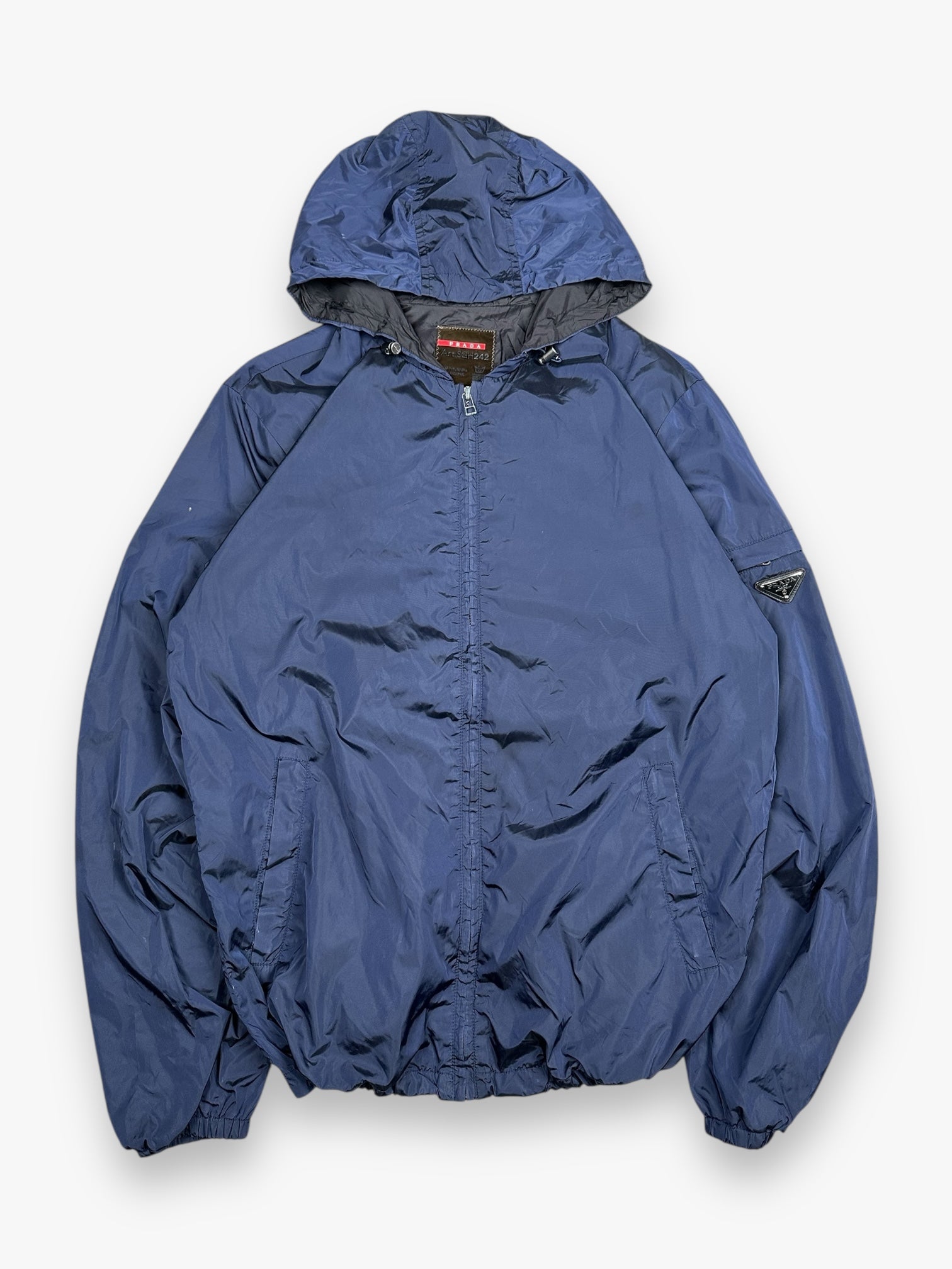 Jacket Prada Nylon Navy AW14