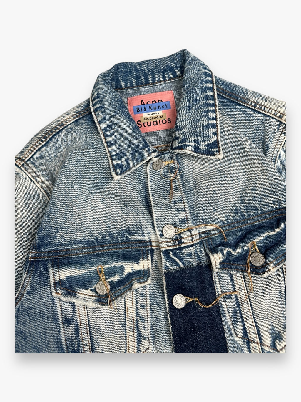 Acne Studios Blå Konst Denim Jacket Blue