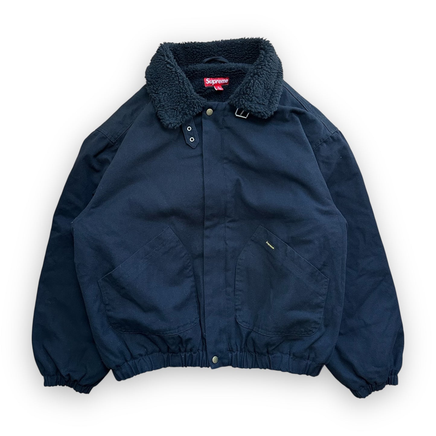 Jacket Supreme Faux Shearling Lined Bomber Black FW24 (M)