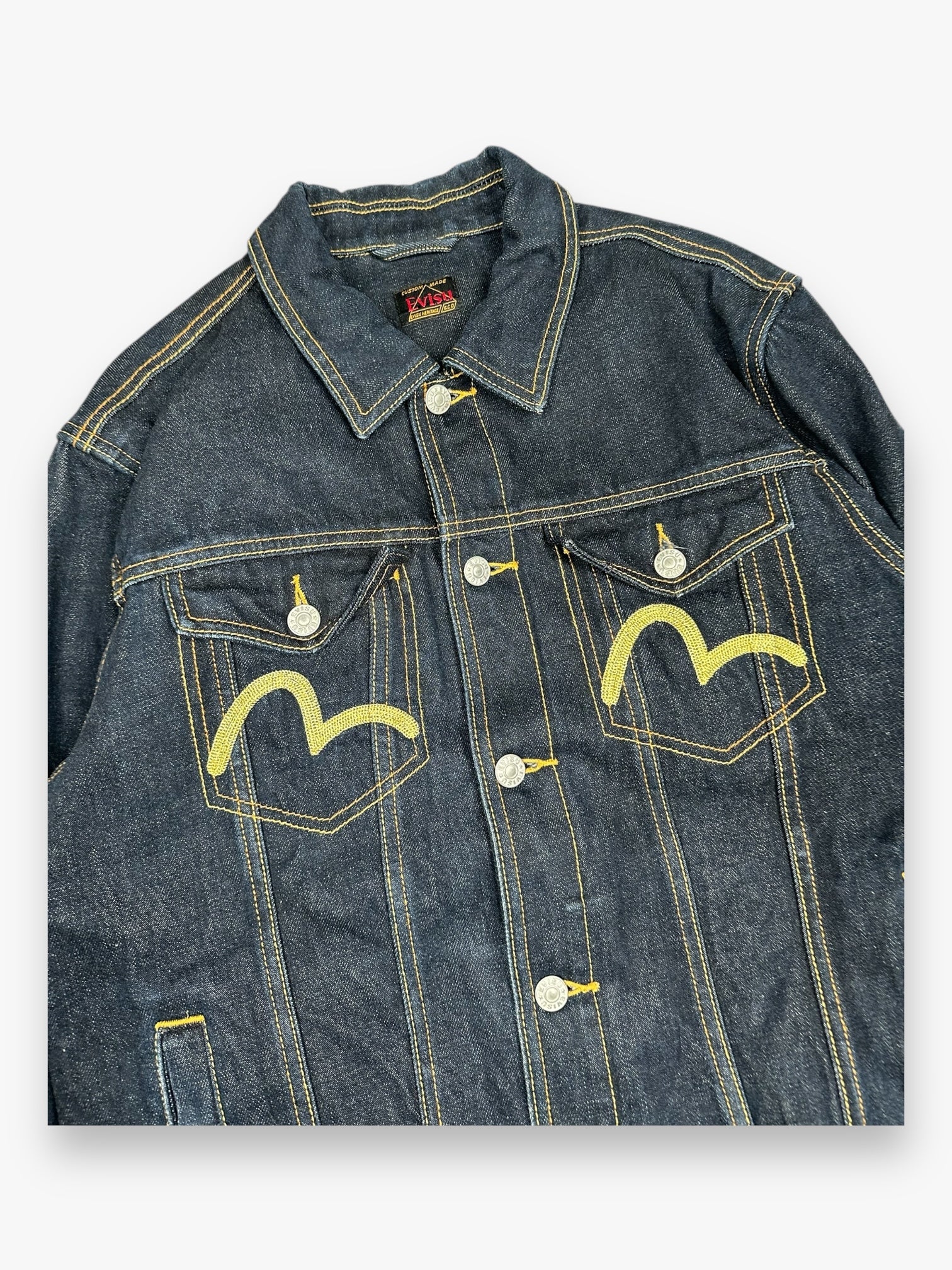Evisu Denim Jacket Heritage Dragon Fuji