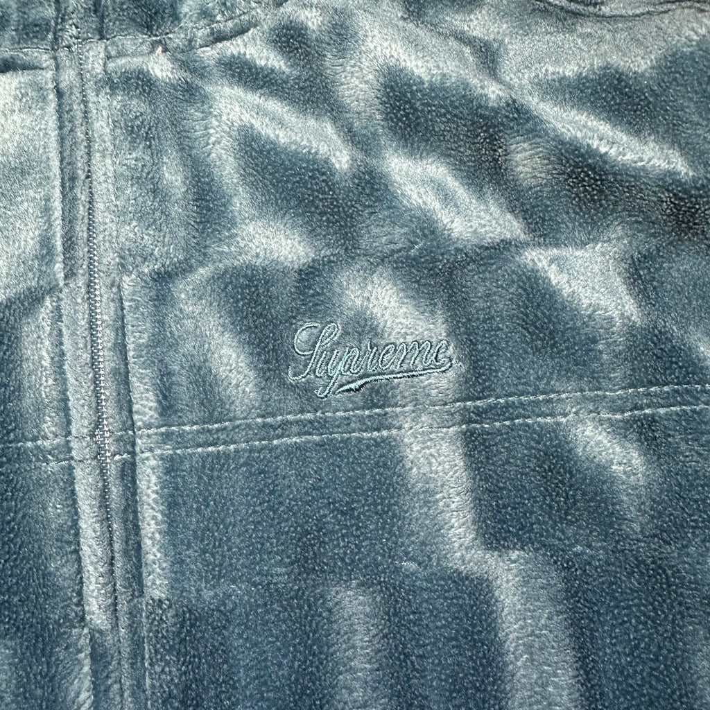 Jacket Supreme Track Velour Slate FW21