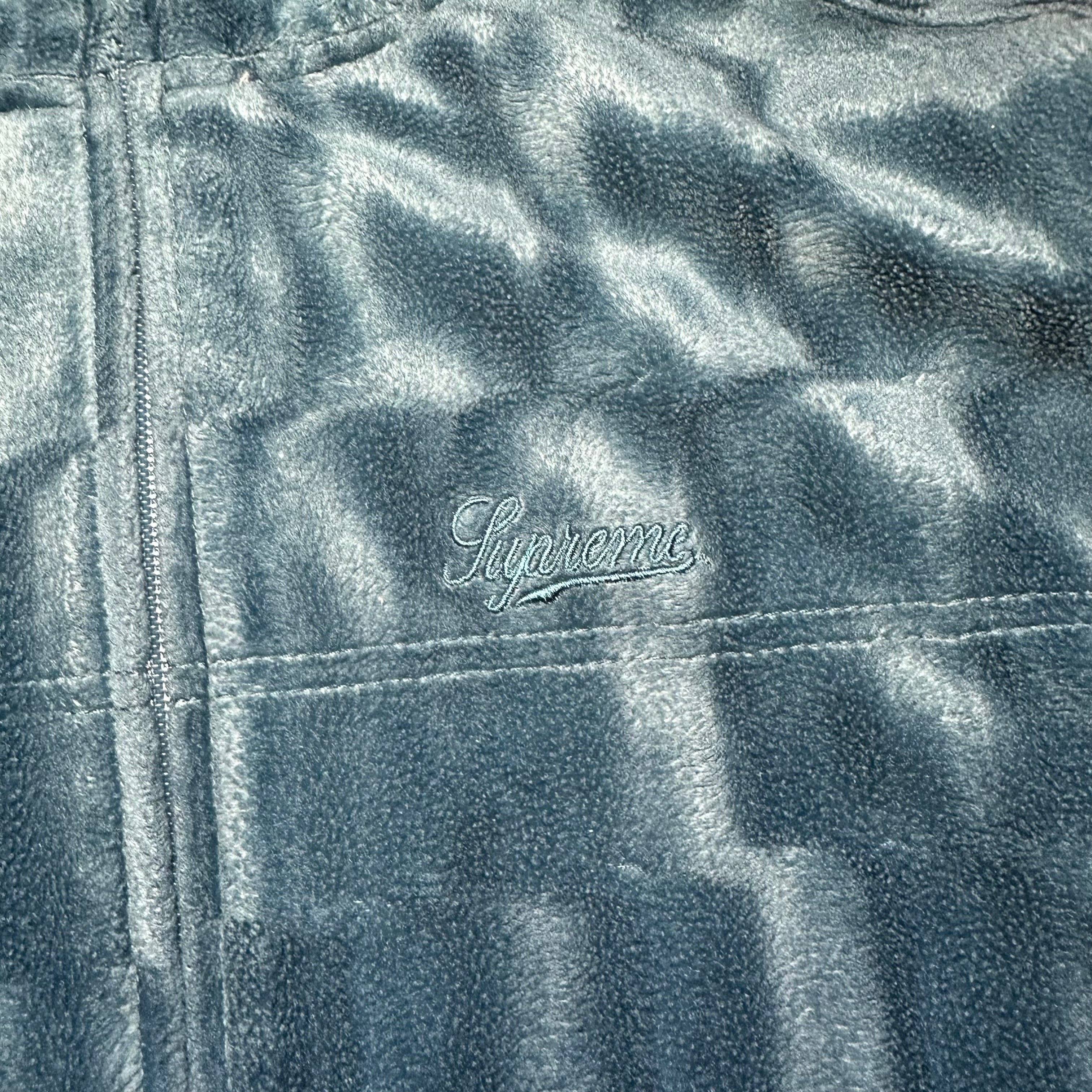 Jacket Supreme Track Velour Slate FW21