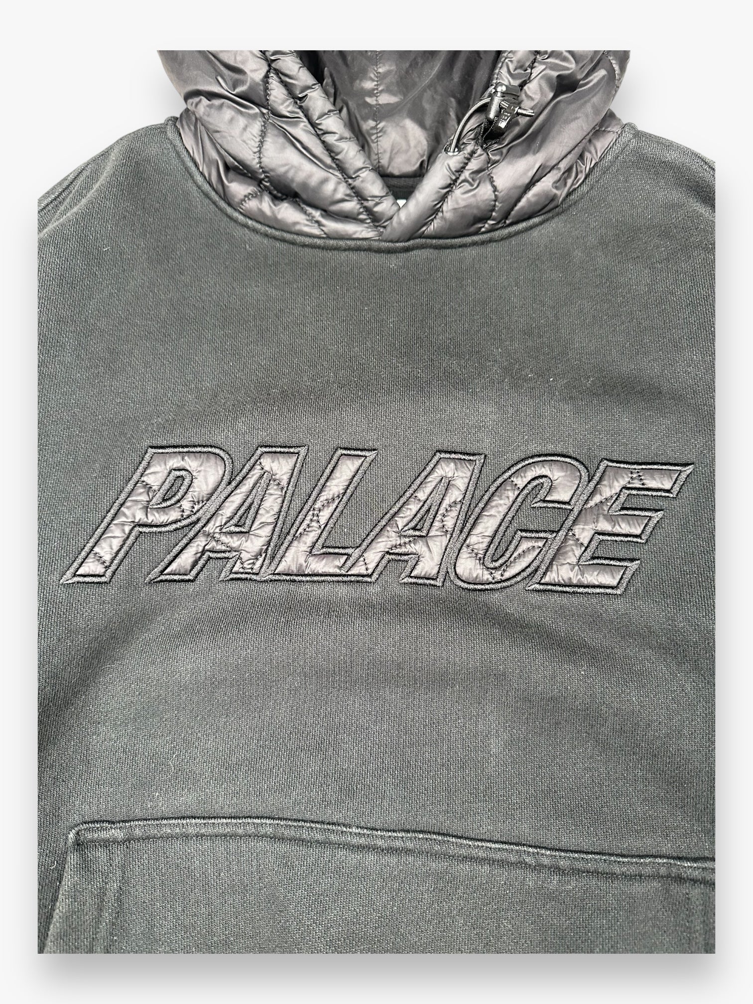 Sweatshirt Hoodie Palace Baffled Black