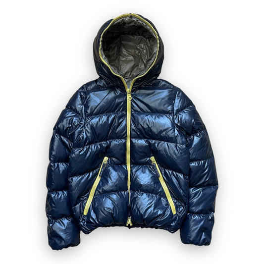 Puffer Jacket Duvetica Full Zip Navy Yellow (M)