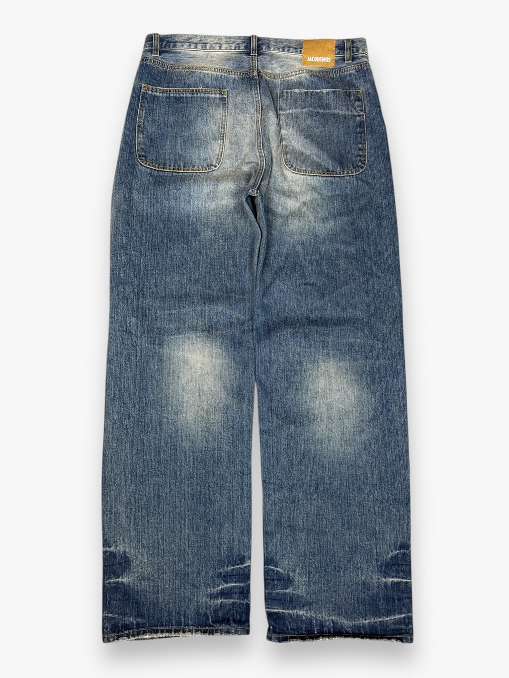 Jeans Jacquemus « Le Raphia » Destressed Ropes Faded