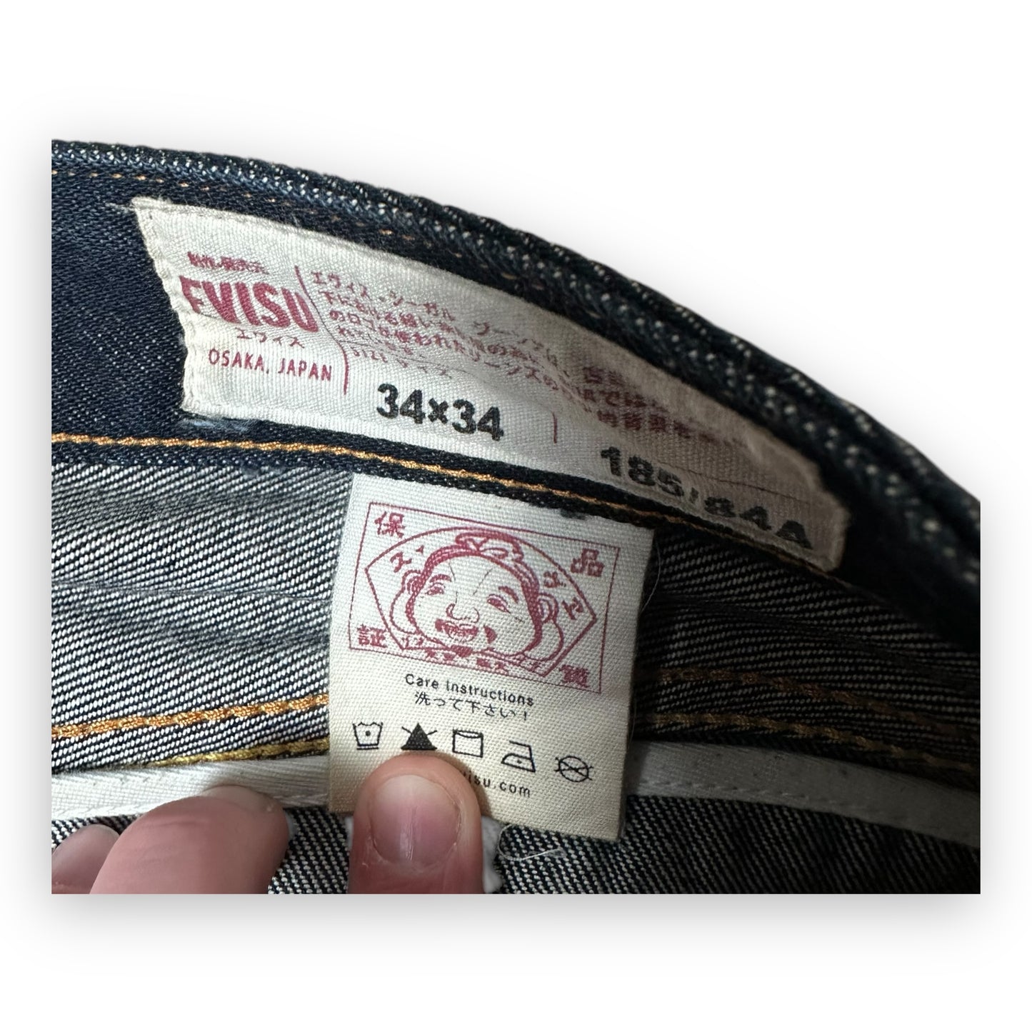Jeans Evisu Daicock embroidery Lot 2008 Multicolor (L)