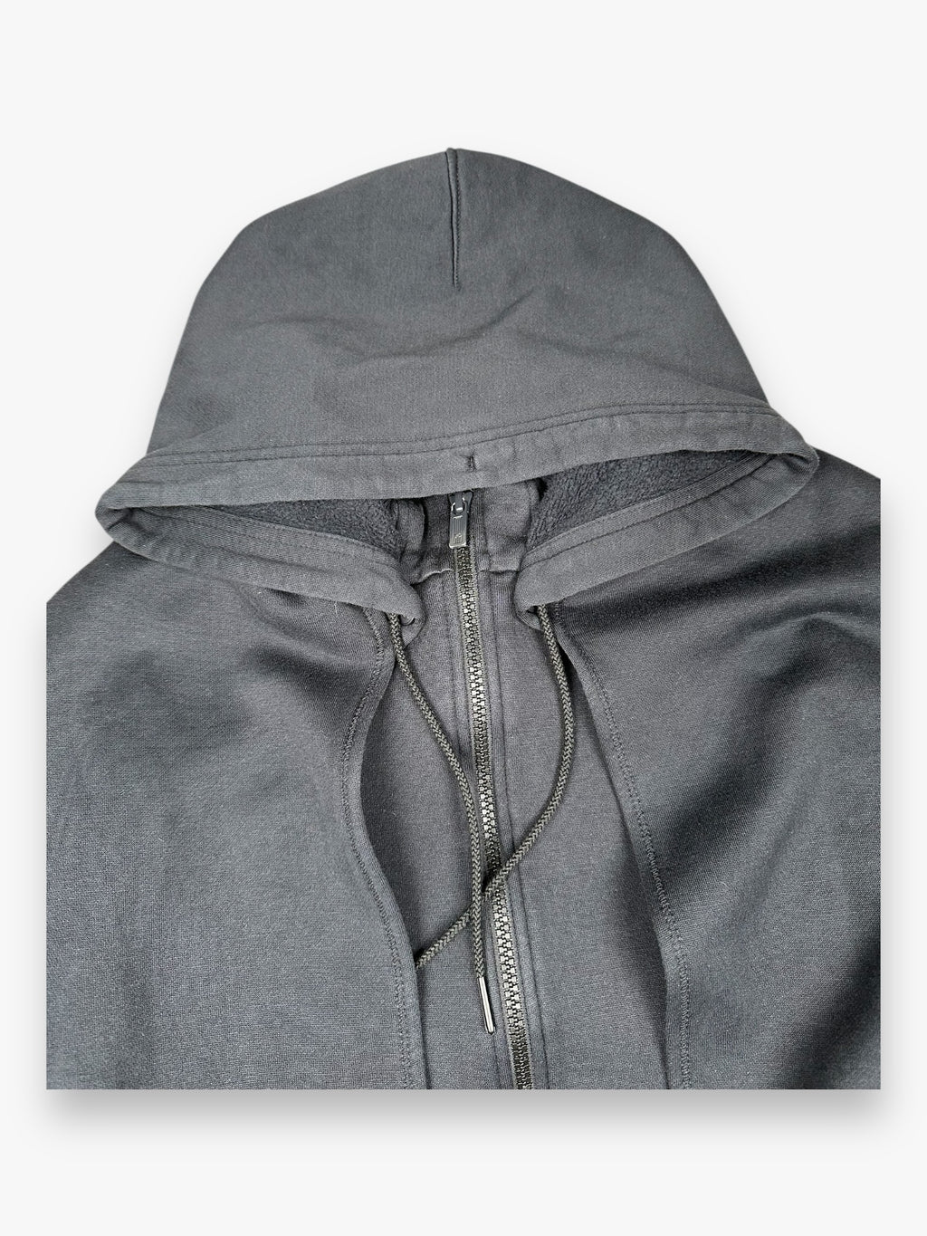 Y-3 Scarf Sweatshirt Hoodie Zip Up Navy