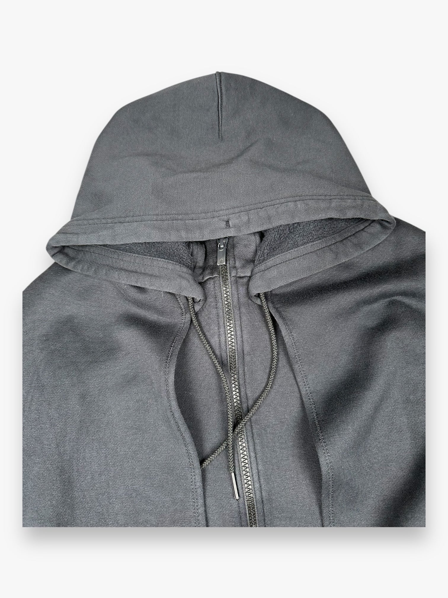 Y-3 Scarf Sweatshirt Hoodie Zip Up Navy