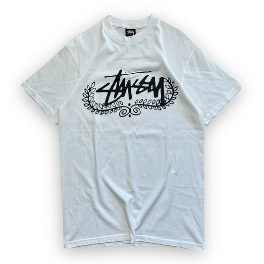 Tee Stussy Laurel Wreath Vintage 00’s White (L)