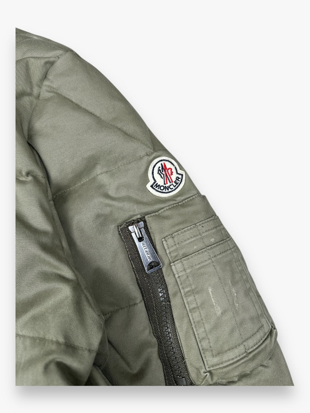 Moncler Rare Puffer Jacket MA-1 Japan Limited Edition Khaki