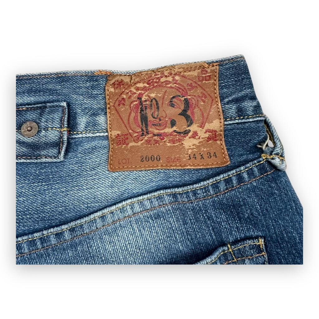 Jeans Evisu Daicock Lot 2000 Blue