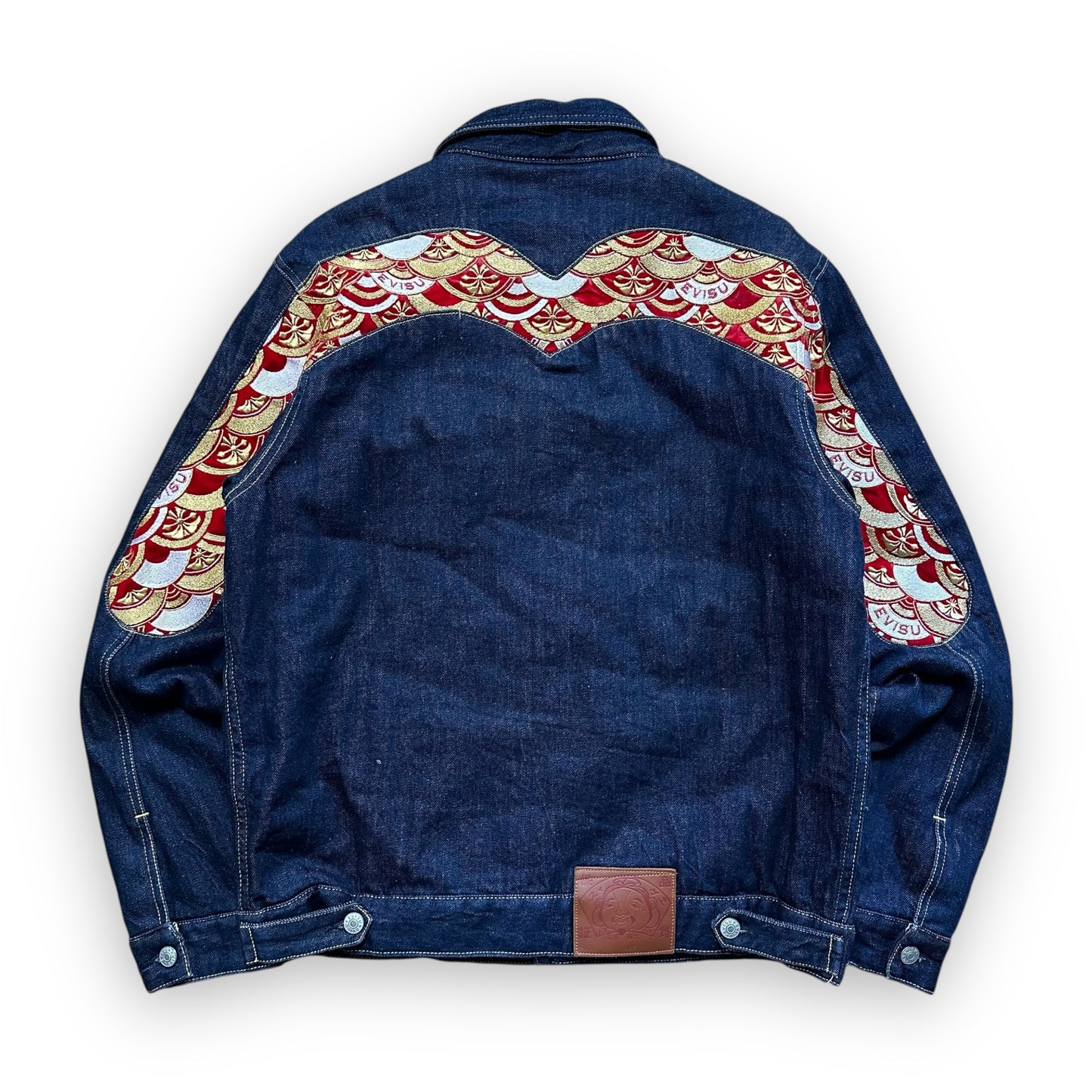 Jacket Evisu Denim Quilted Daicock Limited Edition Embroidery Seagull (L)