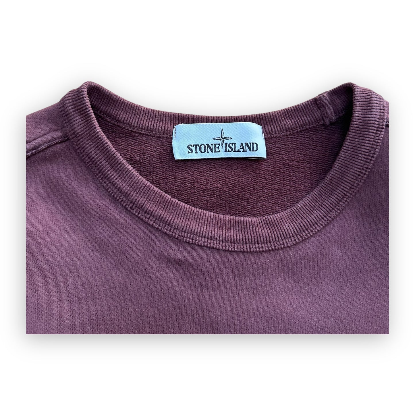 Sweatshirt Crewneck Stone Island Burgundy (M)