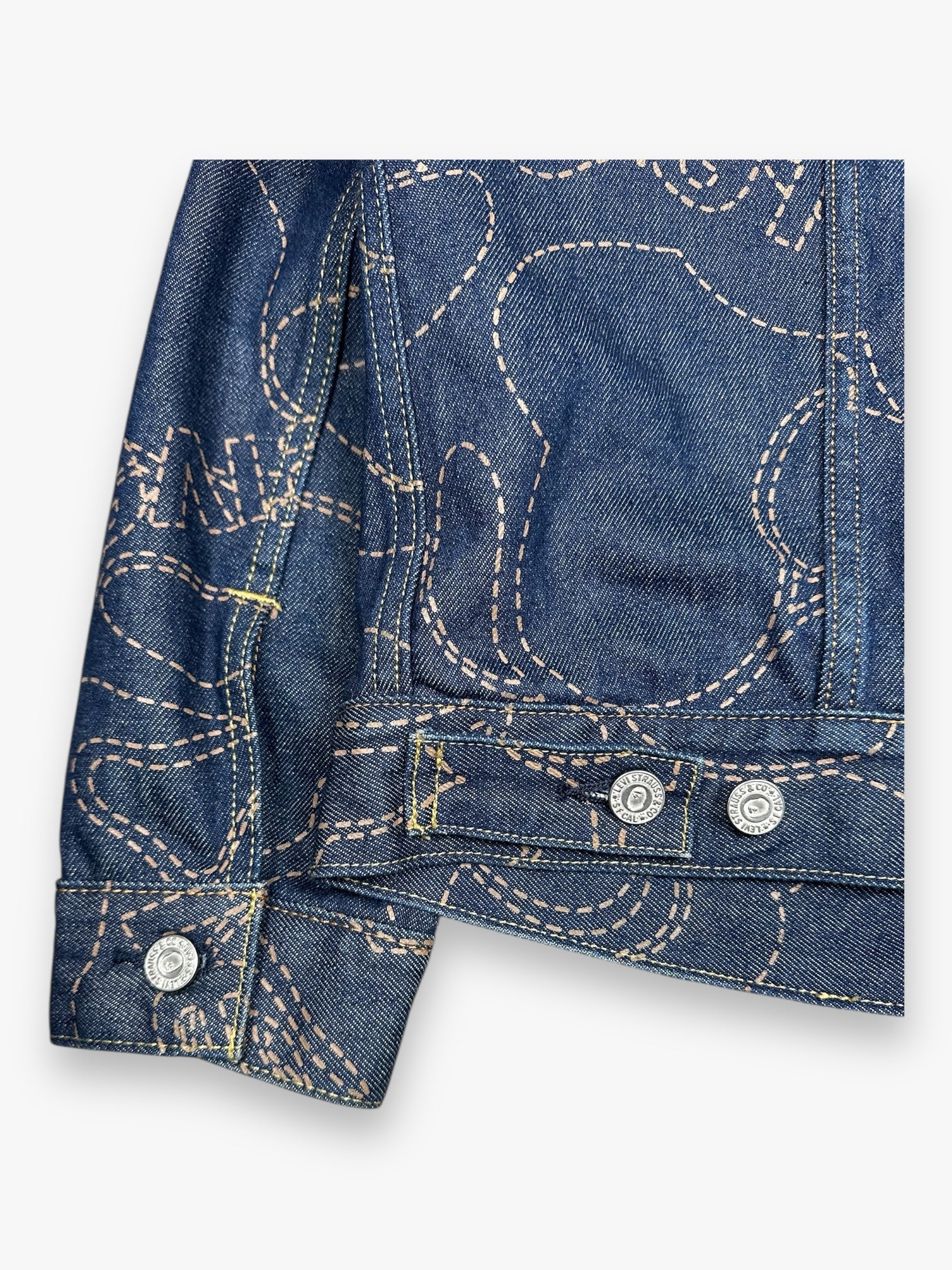BAPE Levi’s Zip Denim Jacket Indigo SS21