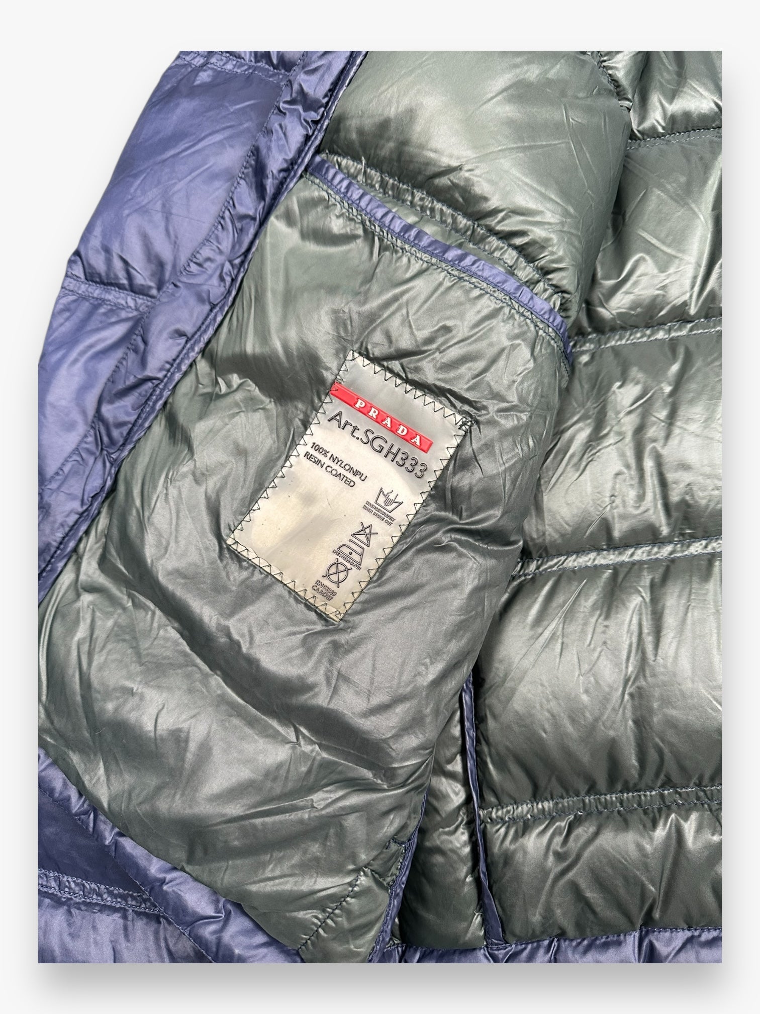 Puffer Jacket Prada Navy