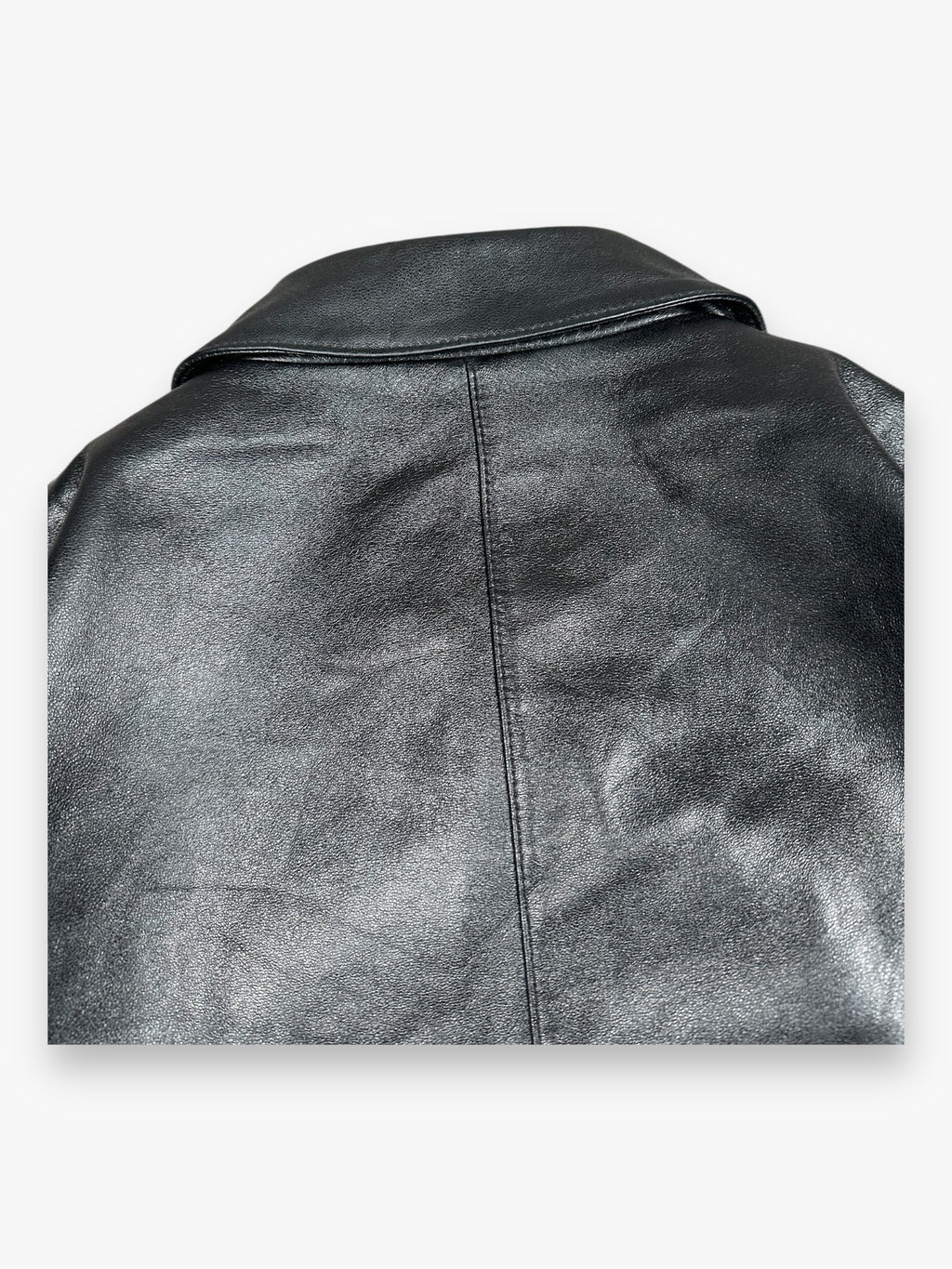 Balenciaga Leather Jacket Black AW1997