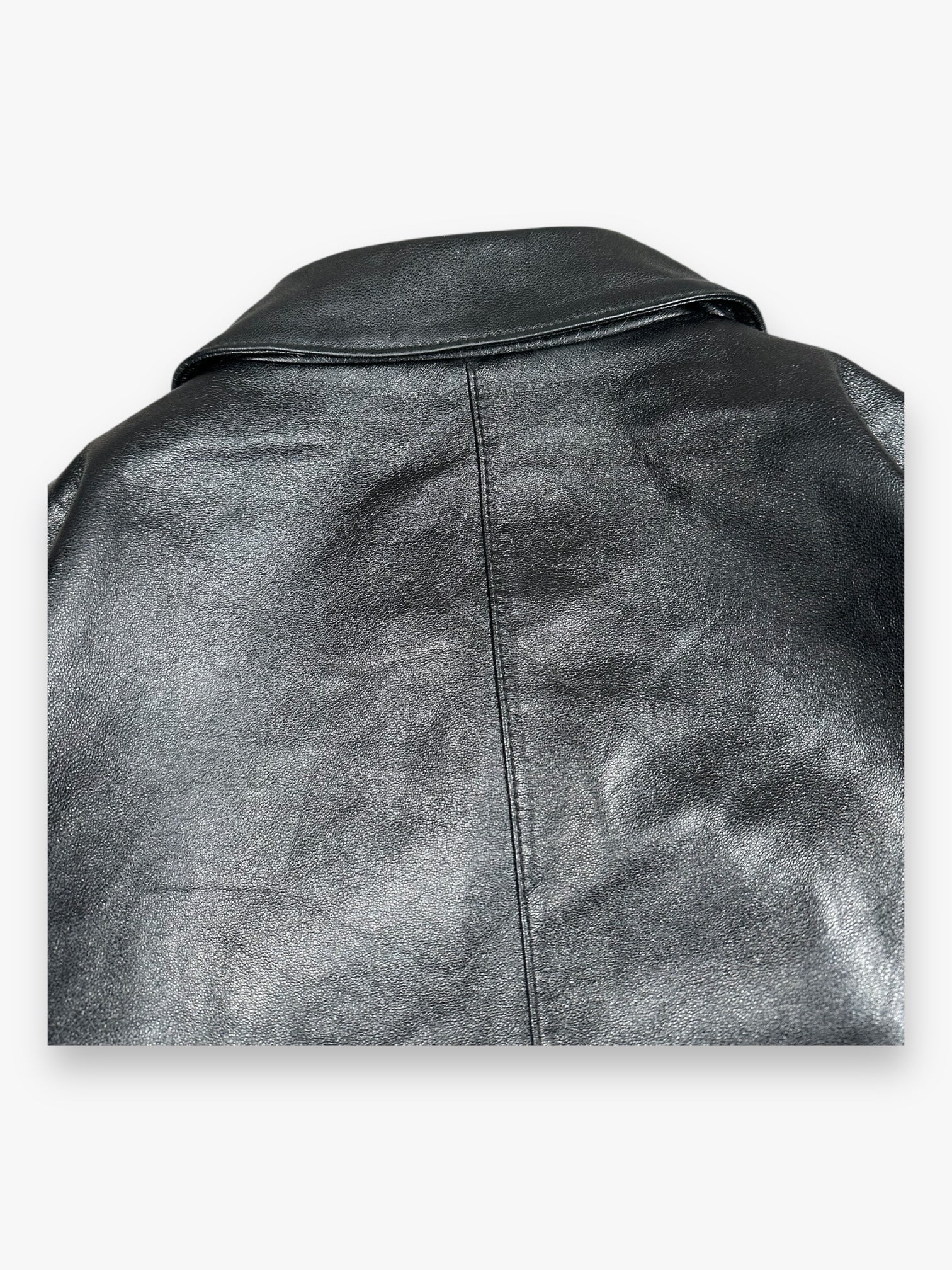 Balenciaga Leather Jacket Black AW1997