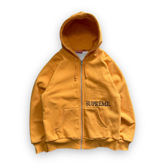 Sweatshirt Hoodie Zip Supreme Thermal Tangerine FW19 (M)
