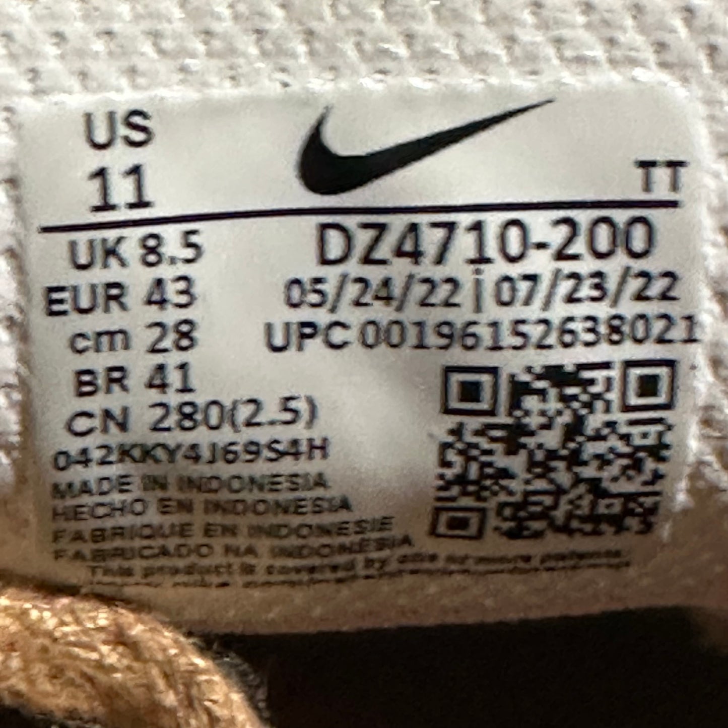 EU43 - US9.5 - UK8.5 • Air Max 95 Anatomy of Air Brown