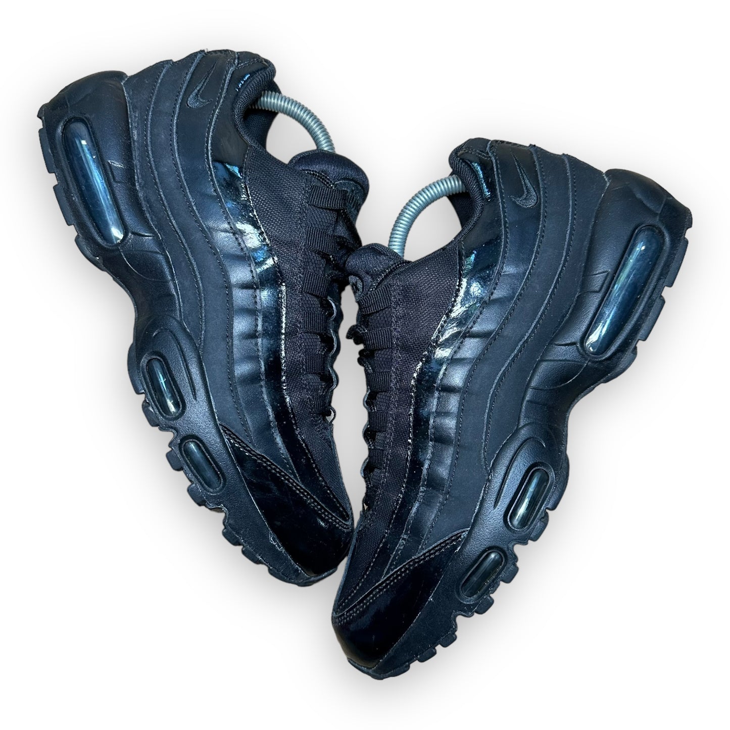 EU43 - US9.5 - UK8.5 • Air Max 95 Triple Black Patent