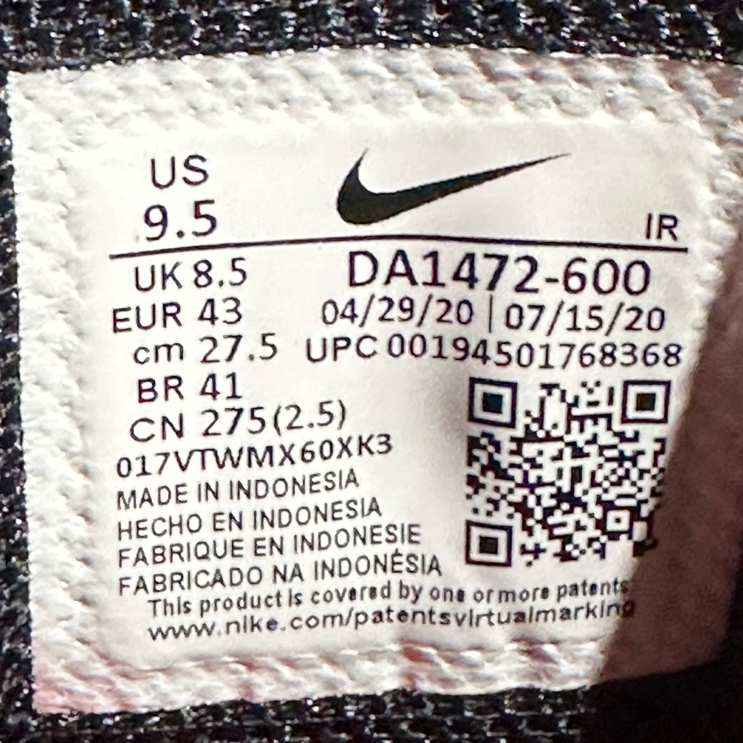 EU43 - US9.5 - UK8.5 • Air Max Plus TN Supreme Black