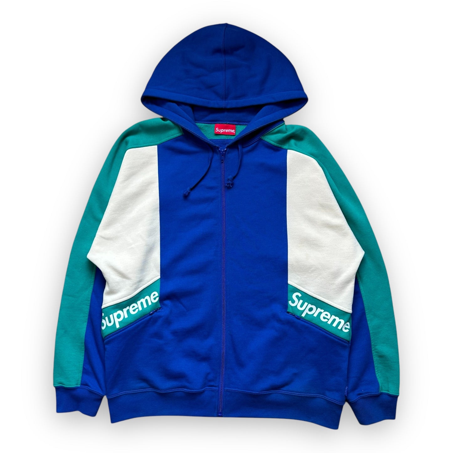 Sweatshirt Hoodie Zip Supreme Color Royal SS20 (M)