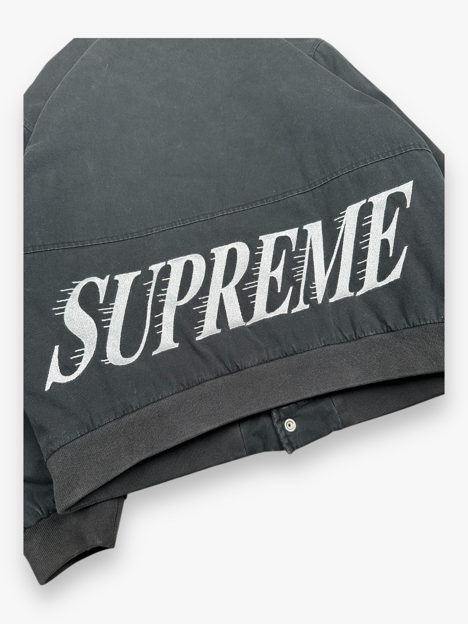 Supreme Twill Varsity Jacket Black SS20