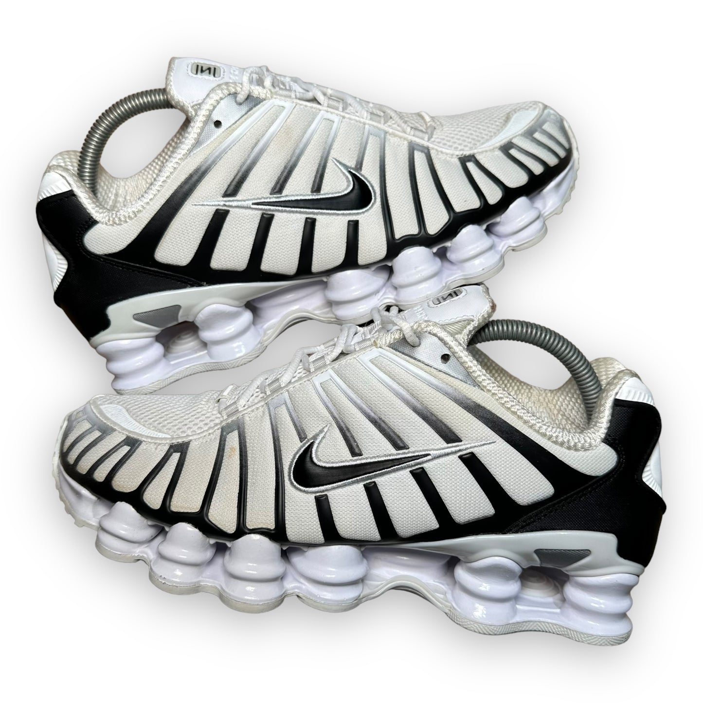 EU42.5 - US9 - UK8 • Shox TL White Platinum