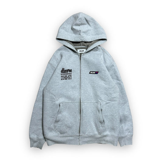Sweatshirt Hoodie Zip Palace Palasonic Grey (L)
