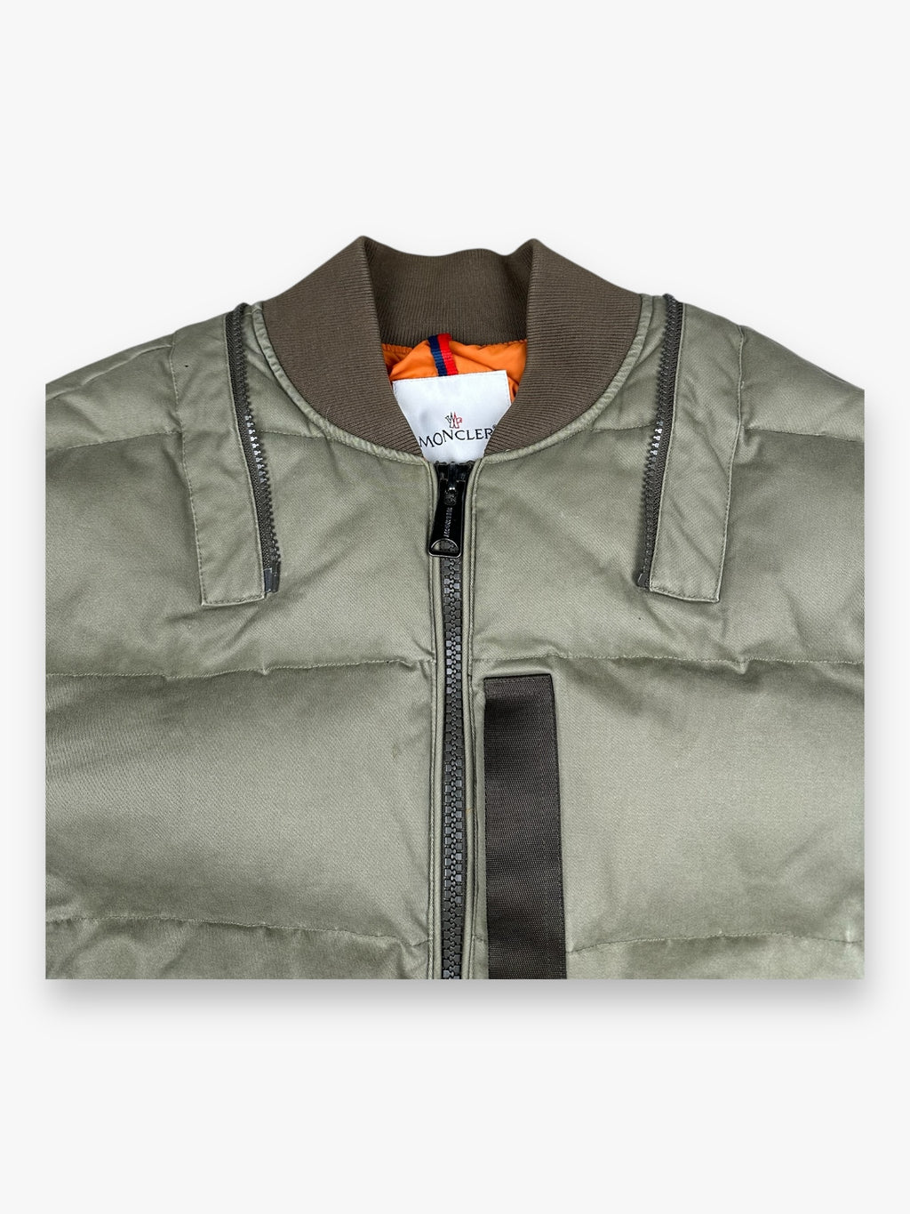 Moncler Rare Puffer Jacket MA-1 Japan Limited Edition Khaki