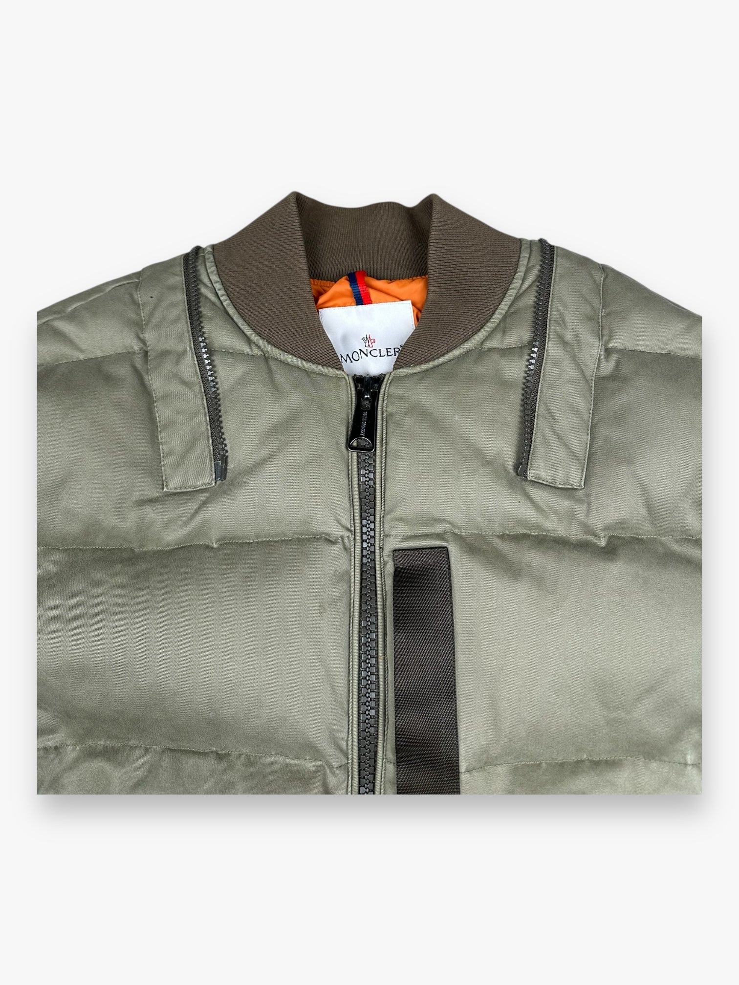 Moncler Rare Puffer Jacket MA-1 Japan Limited Edition Khaki