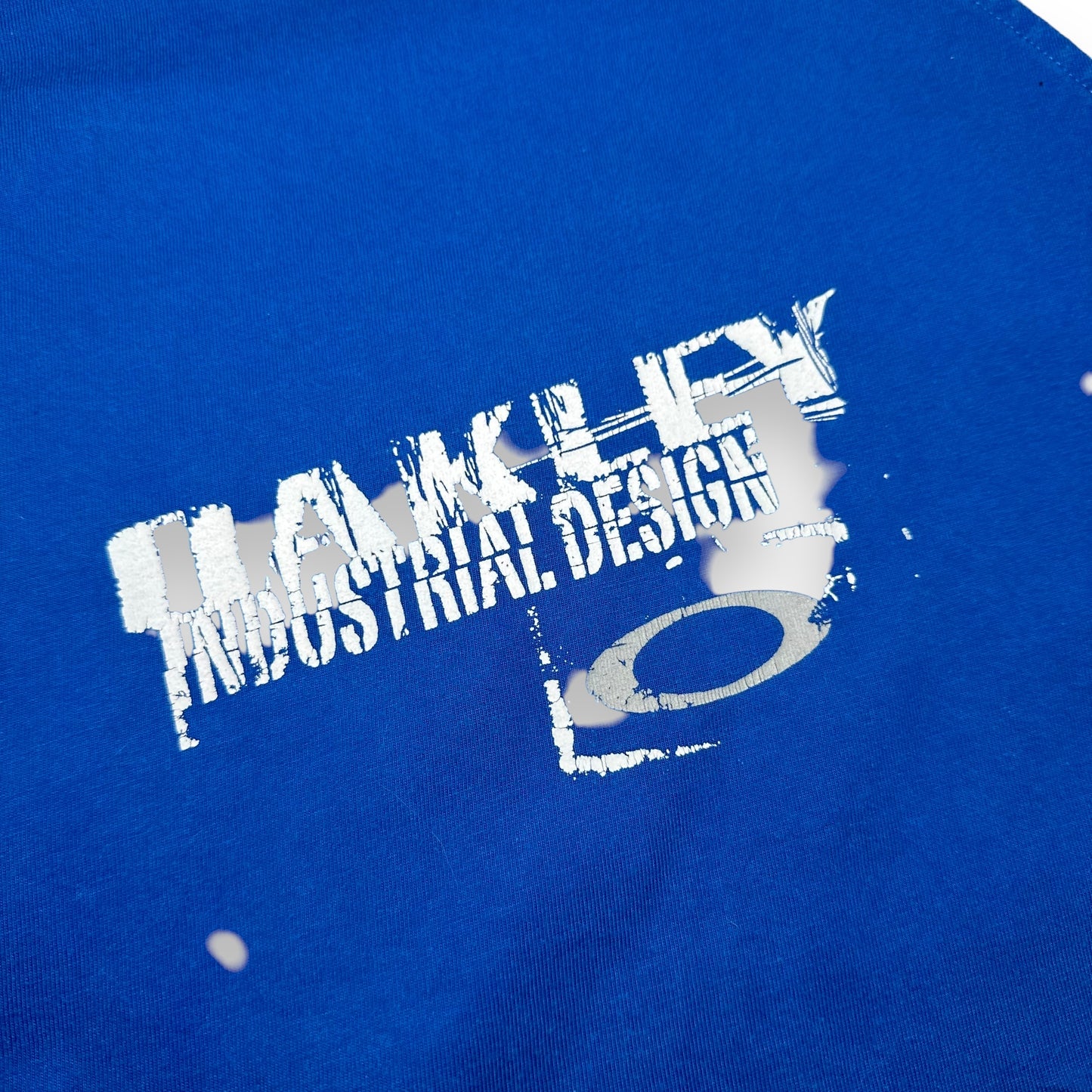 L • Oakley Industrial Design Blue Tee