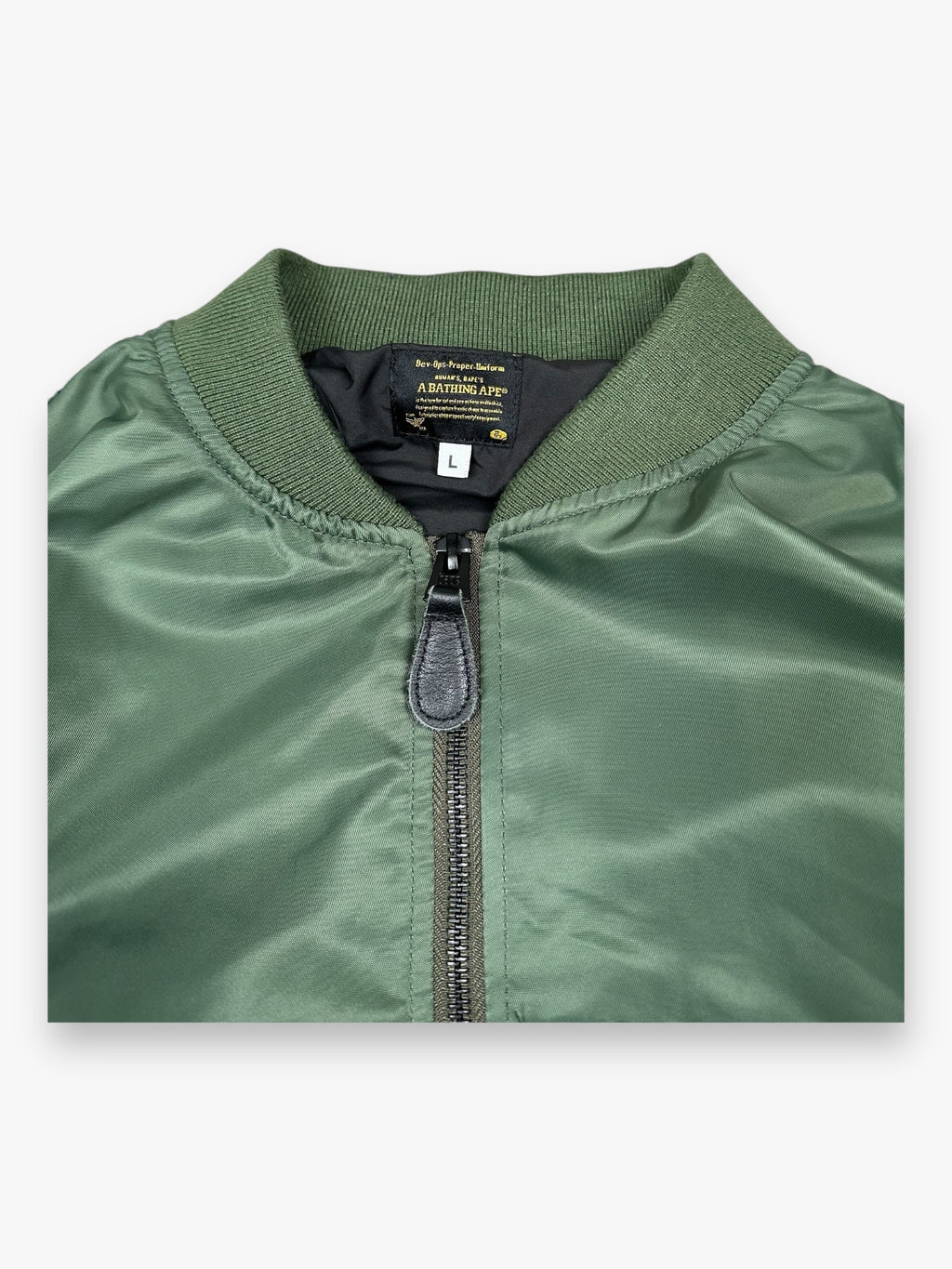 BAPE AM-1 Bomber Jacket Shark Olive