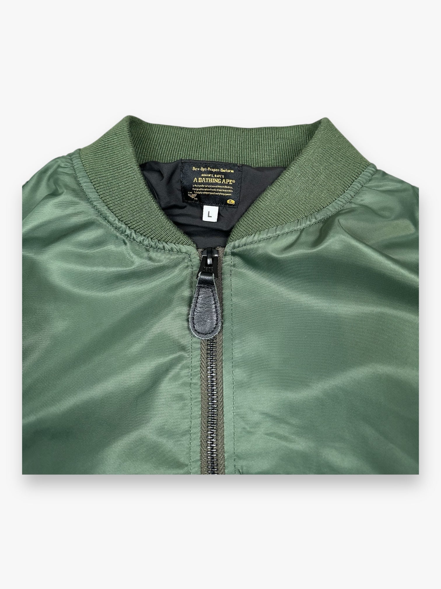 BAPE AM-1 Bomber Jacket Shark Olive