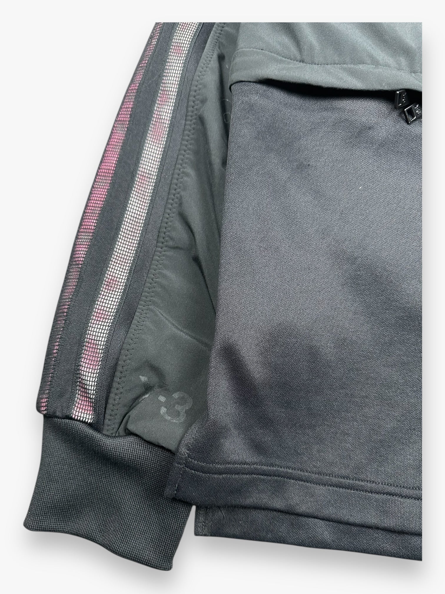 Y-3 Pattern Block Ninja Jacket Black