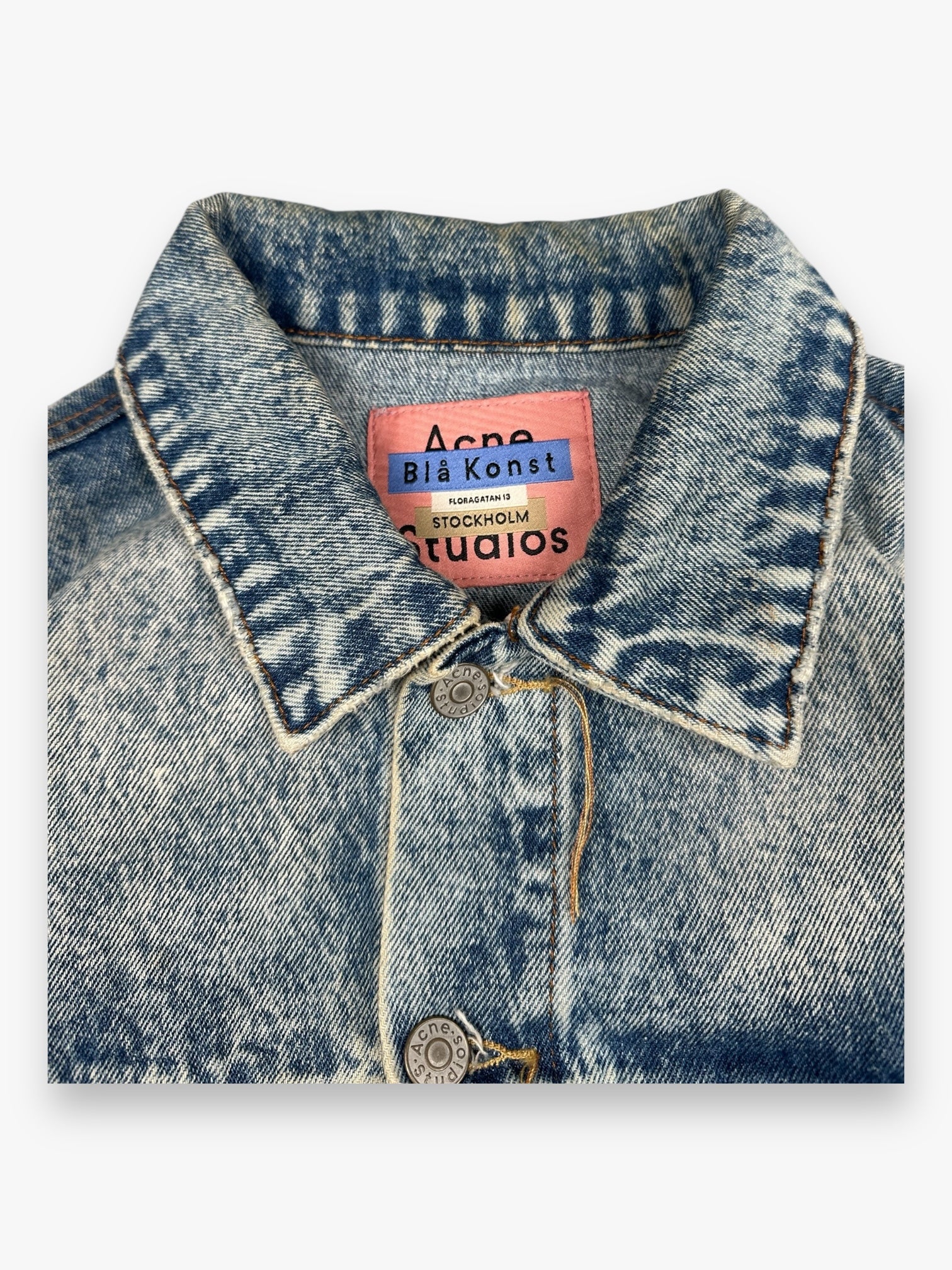 Acne Studios Blå Konst Denim Jacket Blue