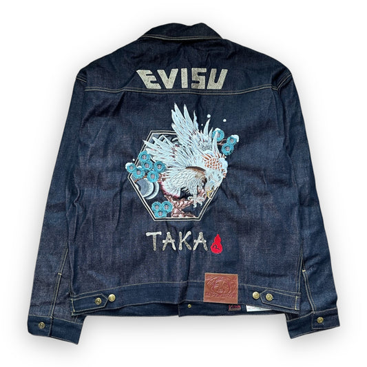 Jacket Evisu Denim Seagull Eagle Embroidery (L)